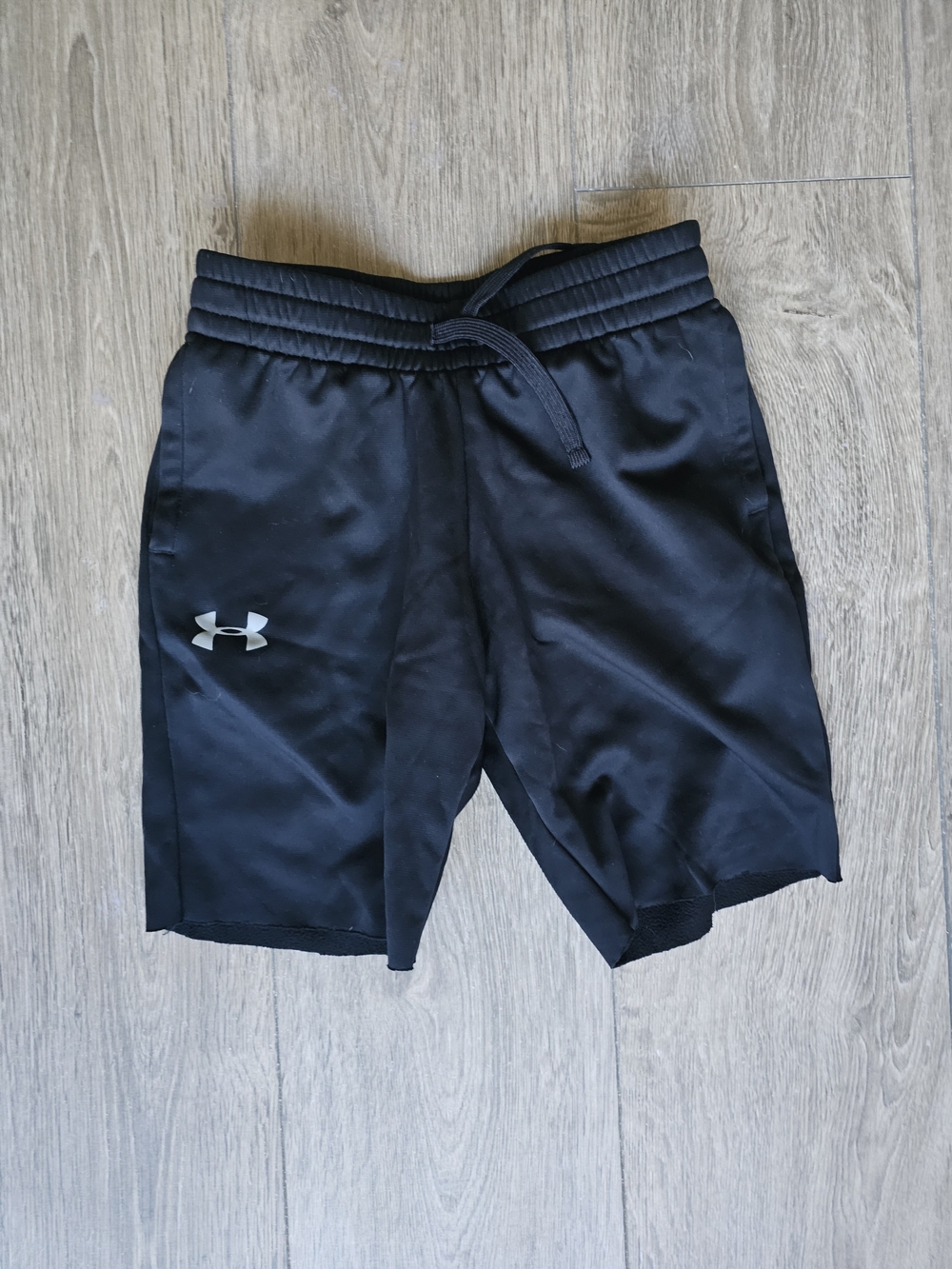 Under Armour Black Boys' Athletic Shorts with Logo